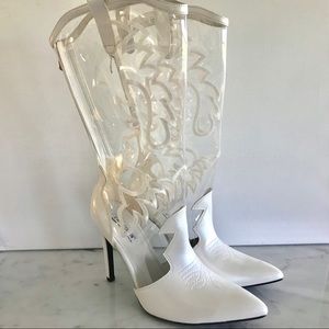clear cowboy boots